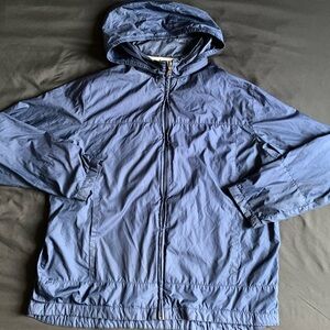 NAVY BLUE NIKE INSULATED WINDBREAKER JACKET SIZE S MENS L WOMENS